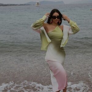 Zara Tie-Dye Asymmetrical Dress - Small